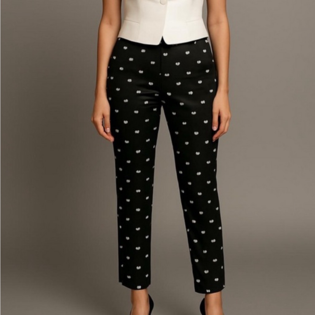 Rsvp By Talbots Black Swan Satin Dress Pants- Worn About 3 Times